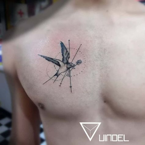 Tattoo Ideas For Men Meaningful Chest, Bird Chest Tattoo Men, Ribcage Tattoo Men, Small Chest Tattoo Men, Bird Chest Tattoo, Hummingbird Tattoo Design, Hummingbird Tattoos, Simple Bird Tattoo, Small Bird Tattoos