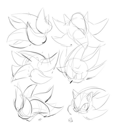 Shadow the hedgehog Shadow The Hedgehog How To Draw, Sonic The Hedgehog Art Style, Drawing Shadow The Hedgehog, Shadow The Hedgehog Drawing Reference, Sonic Anatomy Tutorial, Sonic The Hedgehog Reference, Mlp Oc Base Pegasus, Sonic Drawing Tutorial, Shadow The Hedgehog Sketch