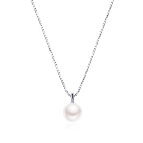 PRICES MAY VARY. 【Size & Packaging 】: Dainty Sterling Silver Pearl Pendant size is 16 "+2", Pearl size: 8mm,Adjustable Simple Pearl Necklace Chain can help you find a comfortable length. Our Jewelry is packaged in beautiful Gift boxes and you will receive a Pearl Necklace in a beautiful little box. 【Outfit matching】: Timeless Pearls paired with a modern Sterling Silver Necklace will add an elegant color to your classic outfit. Wear them with a variety of styles, such as T-shirts, shirts, gowns, Single Pearl Necklace Silver, Necklaces Simple, Simple Pearl Necklace, Single Pearl Necklace, Outfit Matching, Real Pearl Necklace, Classic Outfit, Simple Pearl, Silver Pearl Necklace