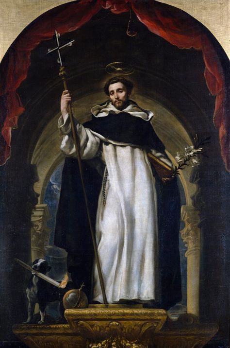 Saint Dominic Dominican Order, St Dominic, Saint Dominic, Holy Father, Catholic Prayers, The Saints, Catholic Art, Jesus Is Lord, Patron Saints