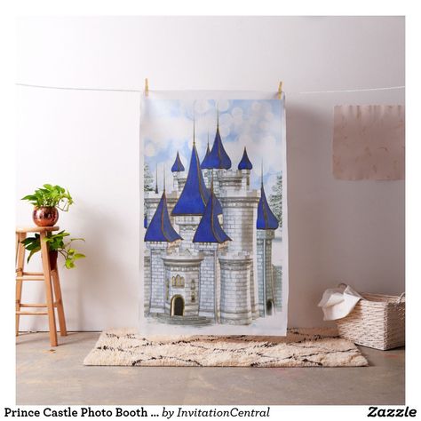 Prince Castle Photo Booth Photo Backdrop Birthday Cakes Disney, Birthday Party Ideas Princess, Cinderella Birthday Party Invitations, Gold Black Balloons, Princess Photo Booth, Disney Princess Birthday Party Ideas, Logo Backdrop, Backdrop Business, Princess Birthday Cakes