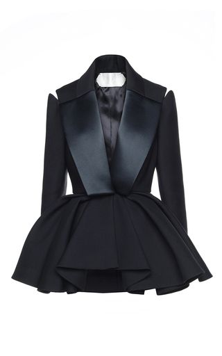 Smoking Peplum Jacket by Dice Kayek for Preorder on Moda Operandi Celana Jogger Wanita, Dice Kayek, Chique Outfits, Peplum Jacket, Look Fashion, Classy Outfits, African Fashion, A Black, High Fashion