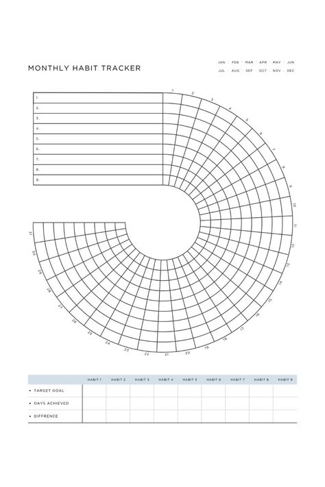 Stay on top of your goals and daily tasks with this printable habit tracker and daily planner. Includes 30 habit trackers, 30 daily planners, and 30 weekly planners. Perfect for students, entrepreneurs, and anyone else who wants to stay organized and Habit Tracker Printable Monthly, Habit Journal, Printable Habit Tracker, Monthly Habit Tracker, Habit Tracker Printable, Weekly Planners, Habit Trackers, Daily Planners, Planner Tips