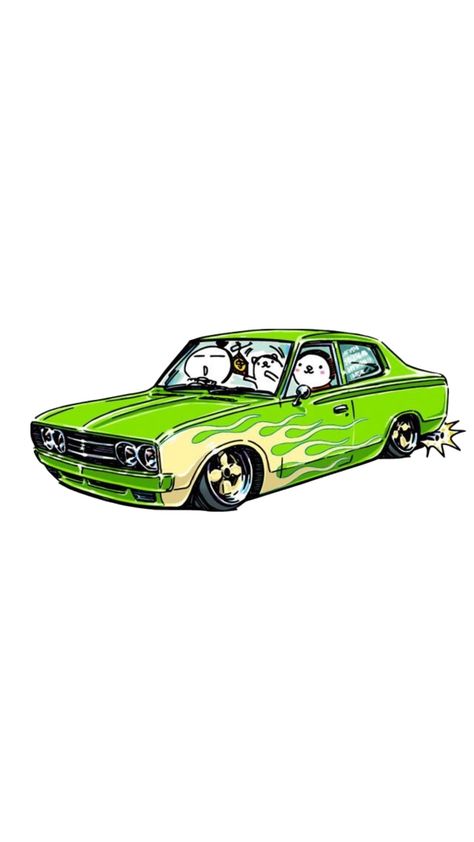 Cute Car Illustration, Jdm Drawing, Trap Drawing, Graffiti Car, Trippy Cartoon, Jdm Wallpaper, Cool Car Drawings, Cartoon Car, Graphic Poster Art