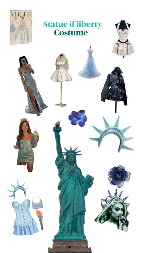 Statue Of Liberty Costume, Statue Of Liberty, Statue, Halloween