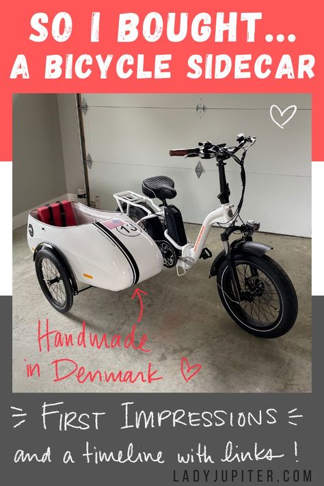 So I Bought…a bicycle sidecar – Lady Jupiter Bike Sidecar, Bike With Sidecar, Bicycle Sidecar, Electric Cargo Bike, Bicycle Gear, Cycle Car, Bike Trailer, Custom Bicycle, Bike Repair