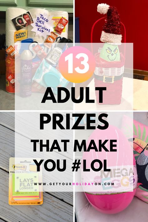 We have what you need and that's adult party favor ideas for all budgets! Grab a link to a specific prize guide or find out hilarious prize ideas for adults! #partyfavors #lol #camping #partyplanning Cheap Prize Ideas For Games, Family Bingo Night Prizes, Dice Game Gift Ideas, Diy Door Prizes, Gifts For Winners Game Prizes, Inexpensive Prizes For Games, Inexpensive Game Prizes, Bunko Prizes Ideas, Diy Prizes For Adults