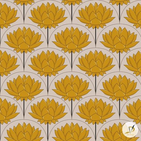 Lotus Print Fabric, Lotus Print Pattern, Lotus Motif Design, Rajasthani Fabric, Mughal Prints, Dark Folklore, Lotus Flower Pattern, Ganesh Festival, Lotus Motif