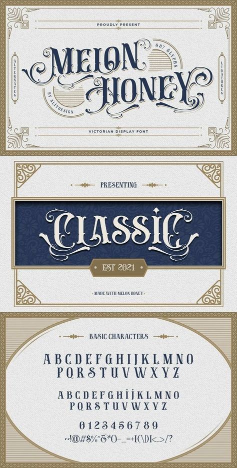 Unique Typography Design, Classic Typography Design, Classical Graphic Design, Victorian Graphic Design, Ppt Inspiration, Victorian Typography, Typography Classic, Victorian Fonts, Best Canva Fonts