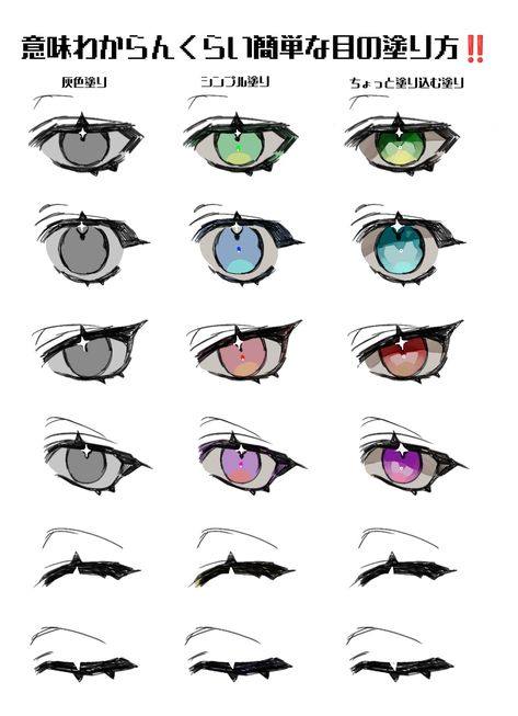 Eye Expressions, Drawing Face Expressions, 얼굴 드로잉, Eye Drawing Tutorials, Drawing Eyes, 캐릭터 드로잉, Anime Eye Drawing, Digital Painting Tutorials, Anatomy Art