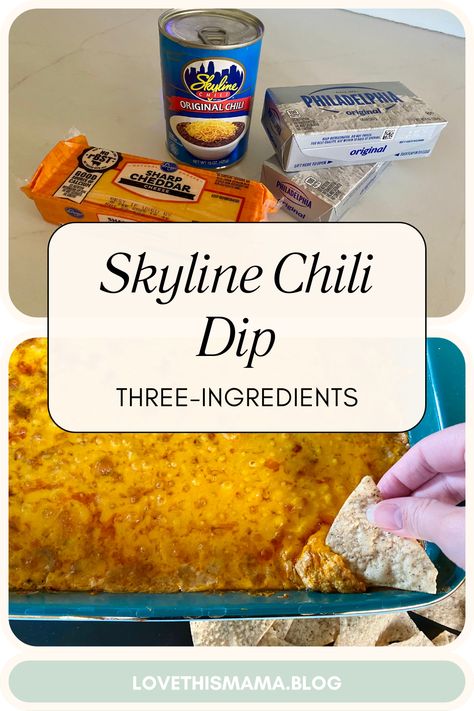 This quick and easy three-ingredient Skyline dip only takes 5 minutes to throw together and is my go-to for any potluck or large gathering. You’ll love it because it’s so delicious. Make it for your next Super Bowl party, cookout, or holiday potluck and let the complements pour in!
Appetizer | Dip Recipe | Dip recipe with cream cheese | Dip recipe for party easy | Dip recipe for chips | Super Bowl party food ideas | Super Bowl appetizer | Potluck recipe | Appetizers for party | Appetizer dip |  Seed Oil Free Recipes | Seed Oil Free Diet | Seed Oil Free Game Dip Recipes, Cincinnati Chili Dip, Gold Star Chili Dip, Skyline Chili Dip Recipe, Skyline Dip Recipes, Chili Cheese Dip With Cream Cheese, Easy Warm Dip Recipes, Skyline Dip, Appetizer Potluck