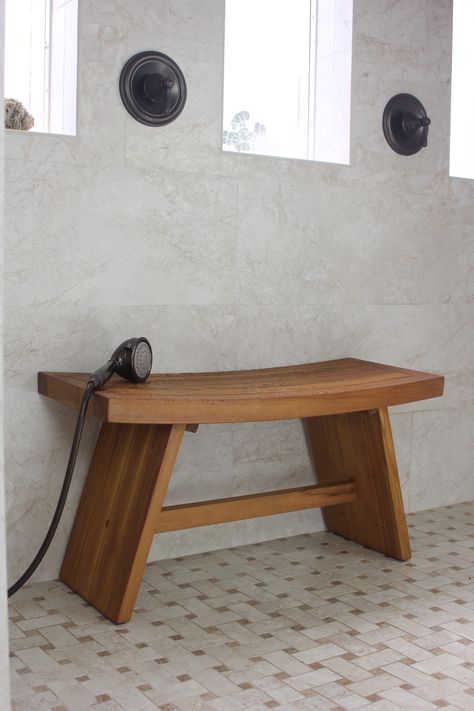 Teak Shower Seat, Japanese Shower, Teak Shower Stool, Wood Shower Bench, Bathroom Bench, Teak Bath, Bath Bench, Teak Shower Bench, Teak Patio Furniture