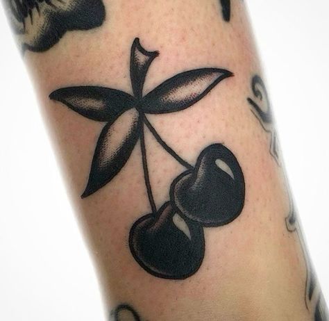 Small Tattoos Minimalist, Black Cherry Tattoo, Tattoo Designs Black And White, Quote Tattoo Designs, Small Traditional Tattoo, Traditional Butterfly Tattoo, Tattoo Designs Unique, Tattoos Watercolor, Traditional Black Tattoo