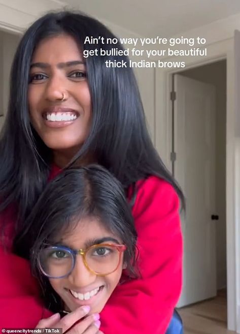 WhatsNew2Day - Latest News And Breaking Headlines ‘This warms my heart!’ Mom is praised for shaving off her 12-year-old daughter’s ‘beautiful thick Indian eyebrows’ and upper lip hair so she won’t be BULLYED by them like she was when she was a child. Vidya Gopalan, 38, is a mother of two from North Carolina. She shared a video of herself shaving off […] I shaved my daughter’s face so she wouldn’t be teased about her ‘thick Indian eyebrows’ Indian Eyebrows, Upper Lip Hair, Beautiful Eyebrows, First Person Writing, Mother Of Two, Thick Eyebrows, Lip Hair, Upper Lip, Close My Eyes