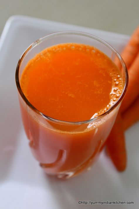 Carrot Juice is definitely a healthy drink and extracting fresh juice out of fresh carrots has lots of nutrition and quite a lot of health benefits. #carrots #vegetarian #vegrecipes #drinks #juices Fresh Fruit Juice Recipes, Carrot Juice Recipe, Fresh Carrots, Fruit Juice Recipes, Fresh Fruit Juice, Recipe Indian, Juicer Recipes, Healthy Juice Recipes, Healthy Drink