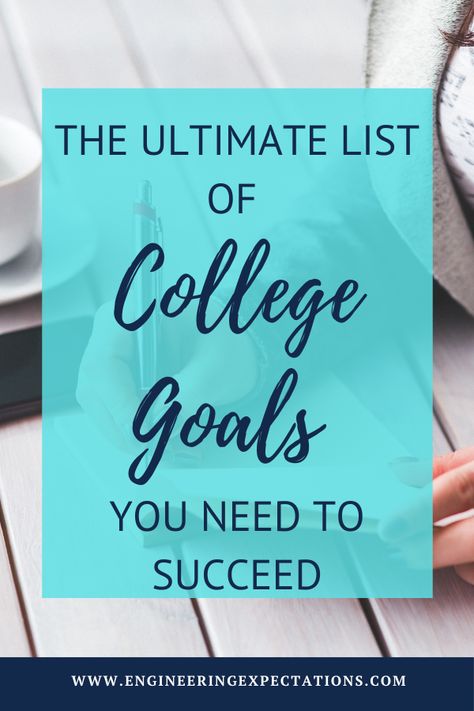 Want to get ahead of your peers and be successful in college? Start now by creating college goals! At Engineering Expectations, you'll discover how and get a list of ideas. Advice you can take action on right now, even in your freshman year! Want more tips and motivation to help you fulfill your dream of becoming an engineer? Sign up for our email list so you do not miss anything! #engineeringexpectations #engineeringcollege #collegeadvice #collegegoals #goalsetting College Goals, Engineering Quotes, Engineering Resume, College Life Hacks, College Quotes, College List, College Advice, Student Life Hacks, Engineering Gifts