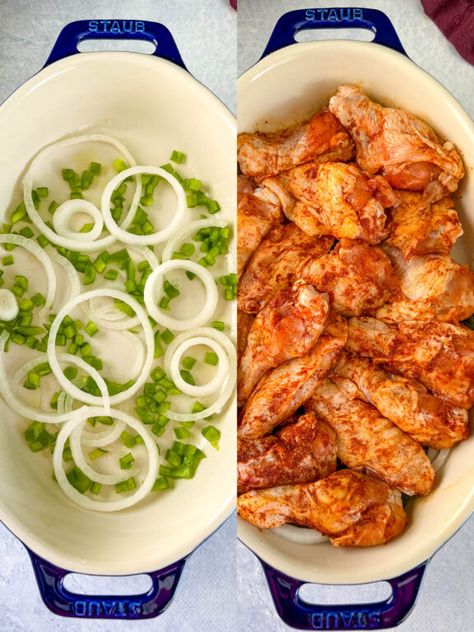 Smothered Chicken Wings Crockpot, Chicken Drummettes Recipes, Smothered Chicken Wings, Dinners Weeknight, Wings Recipe Oven, Chicken Wings Recipe Oven, Chicken Wings Crockpot, Smothered Chicken Recipes, Chicken Wing Recipes Fried