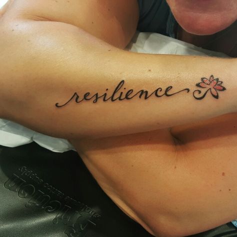 Resilience "The ability to recover from hard times in your life and have the strength to build yourself back up." Tattoo, Lotus, Resilience Tattoo, Sagittarius Tattoo, Dove Tattoos, Chic Tattoo, Girls With Sleeve Tattoos, Tattoo Care, Infinity Tattoos, Warrior Tattoos, Arrow Tattoos