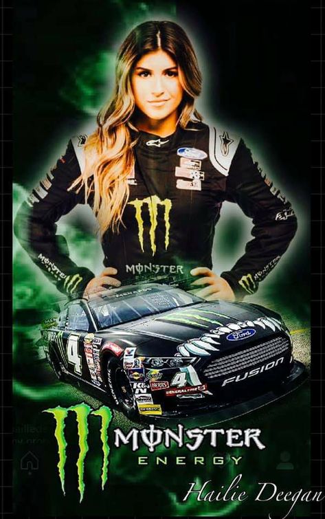 Hailie Deegan Wallpaper, Hailey Deegan, Hallie Deegan, Nascar Photography, Race Car Girls, Car Collage, Hailie Deegan, Female Racers, Nascar Racers