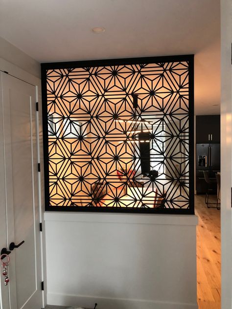 Indoor Privacy Screen, Decorative Screens Outdoor, Decorative Metal Sheets, Privacy Screens Indoor, Outdoor Deck Decorating, Decorative Metal Screen, Panel Divider, Laser Cut Screens, Laser Cut Decor