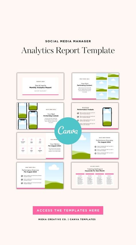 #Social_Media #Report_Template #Social_Media_Manager #Media Social Media Marketing Pricing, Social Media Analytics Report, Disadvantages Of Social Media, Manager Templates, Social Media Strategy Template, Social Media Report, Social Media Analytics, Freelancer Website, Marketing Logo