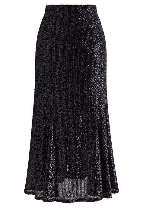 Mermaid Midi Skirt, Long Dres, Glitters Skirt, Women Blouses Fashion, Office Dresses For Women, Fashion Buyer, Hem Style, Skirt Design, Mecca