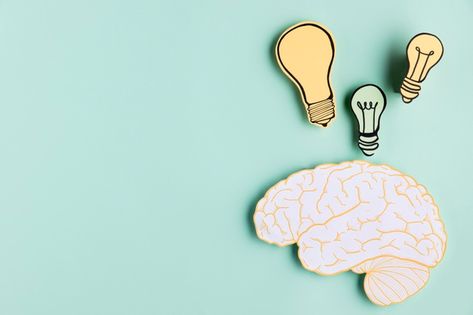 Free Photo | Copy-space paper brain with light bulb What Is Psychology, Psychology Wallpaper, What Is Emotional Intelligence, Loss Aversion, Best Presentation Templates, Brain Booster, Slide Background, Presentation Backgrounds, Background Powerpoint