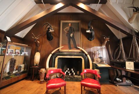 The Private Clubs we Actually Want to Join Taxidermy Decor, Explorers Club, Hunting Room, Trophy Rooms, Hunting Cabin, Private Club, Cabin In The Woods, Cabin Decor, Taxidermy