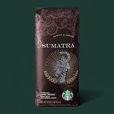 Check out this Sumatra from Starbucks: Sumatra Coffee, Coffee Company, Dark Roast, Starbucks Drinks, Starbucks Coffee, Coffee Bag, Drinks, Coffee