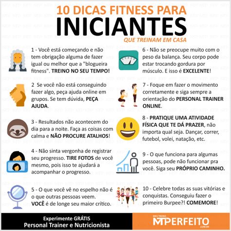 10 Dicas Fitness Para Iniciantes que Treinam em Casa - Meu Treino Perfeito Study Biology, Personalized Workout Plan, Online Personal Trainer, Certified Personal Trainer, Professional Help, Instagram Photo Ideas Posts, Nutrition Coach, Fitness Planner, Gain Muscle