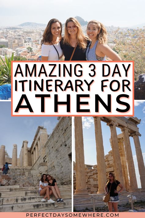 Athens Itinerary 3 Days, Athens 3 Day Itinerary, 3 Days In Athens Greece, Athens Greece Itinerary, Athens Itinerary, Athens Map, Athens And Sparta, Athens Travel Guide, Athens Travel