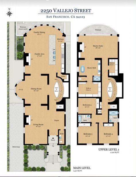 Floor Plan Layout Design, Plan Layout Design, San Francisco Architecture, Narrow Lot House, Plan Layout, San Francisco Houses, Mansion Floor Plan, Villa Plan, Floor Plan Layout