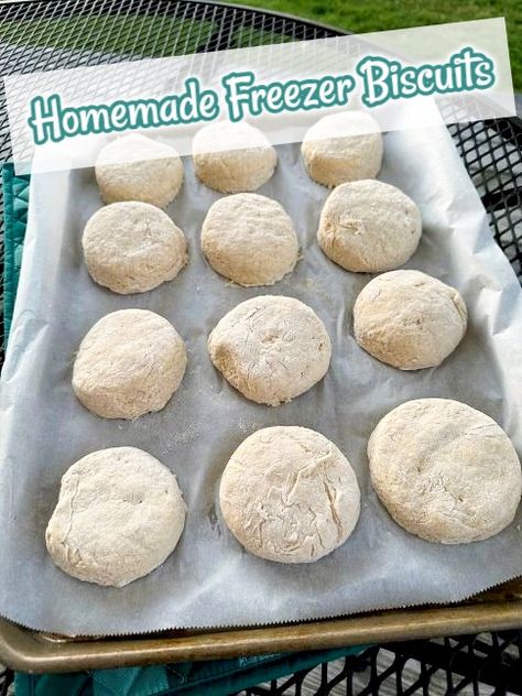 Make-ahead Freezer Biscuits (Homemade) — Mommy's Kitchen Freezer Biscuit Recipe, Homemade Freezer Biscuits, Freezer Biscuits, No Peek Beef Tips, Biscuits Homemade, Instant Pot Yogurt, Cinnamon Pancakes, Life In The City, Homemade Buttermilk