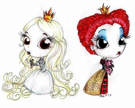 Alice in wonderland tim burton artwork. Wonderland Tattoo, Tim Burton Art, Tim Burton Movie, Alice Madness, White Queen, Disney Alice, Pics Art, Disney Drawings, Mad Hatter