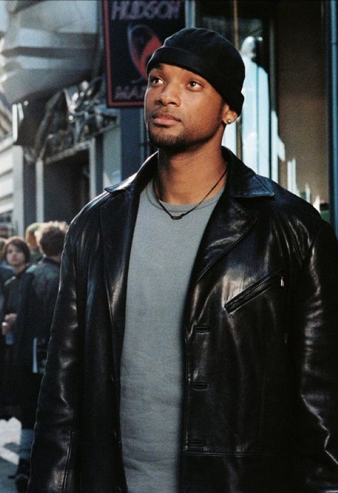 Will Smith Bad Boys, Bad Boys Movie, After Earth, 90s Men, Best Leather Jackets, Leather Coat Jacket, Leather Coats, I Robot, Long Leather Coat