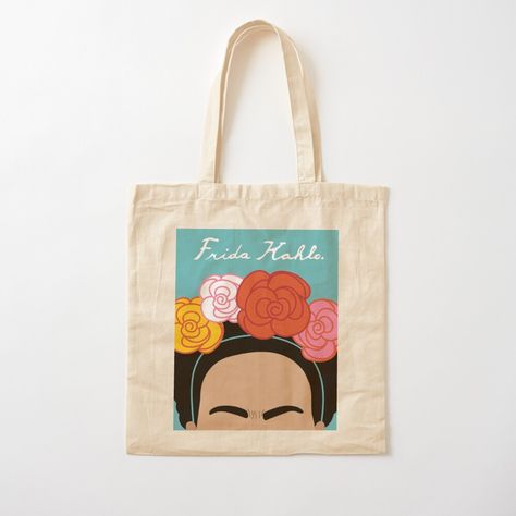 Frida Kahlo Artwork, Frida Paintings, Frida Kahlo Paintings, Paint And Drink, Frida Kahlo Art, Bags Ideas, Creative Birthday Gifts, Painted Tote, Bags For Sale