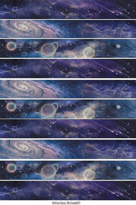 Space Stickers Printable, Galaxy Stickers Printable, Galaxy Scrapbook, Canva Tricks, Digital Washi, Scrapbook Stickers Printable, Good Notes, Scrapbook Journal, Food Printables