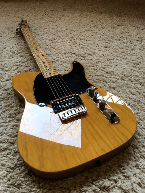 Butterscotch Telecaster, Guitar Wall, Fat Man, Epoxy Resin, Wood Grain, Electric Guitar, Grain, Guitar, Wood