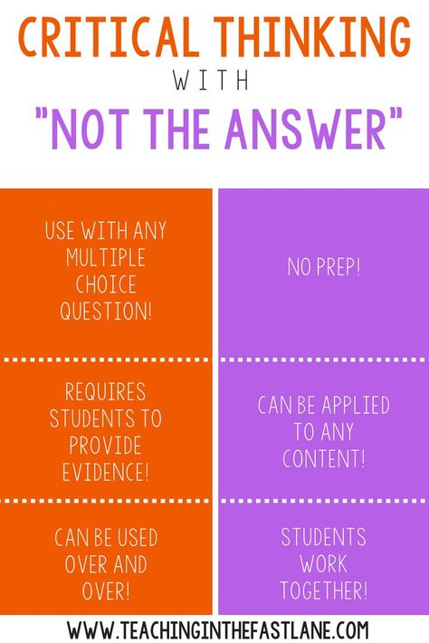 A must try critical thinking strategy! This strategy gets your students excited to share their critical thinking skills and promotes good test taking strategies without the kill and drill! #TeachingCriticalThinking #CriticalThinkingActivity Critical Thinking Activities High School, Logic And Critical Thinking, Teaching Critical Thinking, High School Art Lesson Plans, Thinking Strategies, Critical Thinking Activities, Test Taking Strategies, High School Activities, Critical Essay