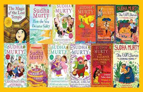 Sudha Murty Books Sudha Murthy Books, Sudha Murthy, Fiction Books For Kids, Very Short Stories, Best Fiction Books, Diy Gifts For Mothers, Adventure Fiction, Unread Books, The Best Books