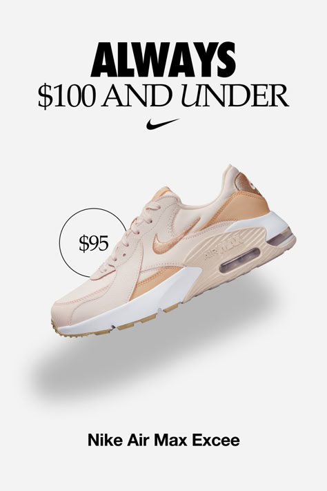 Exclusive styles designed for your lifestyle - and it's always $100 and under. Step into comfort! Shop Nike.com Nike Excee, Winter Brunette, Nike Air Max Excee Women, Fashion Inspo Instagram, Skirt Tights, Brunette Fashion, Deep Questions To Ask, Air Max Excee, Transfer Images