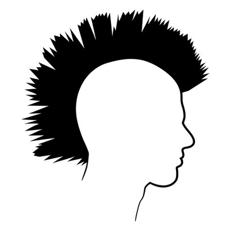 Mohawk filled stroke hair PNG Design Mohawk Drawing, Hair Png, Png Design, Svg Design, Png Image, T Shirt Design, Shirt Design, Vector Free, Tshirt Designs