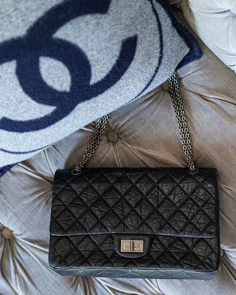 PurseBlog on Instagram: “Bag 27 of #stayhomewithbags is my Chanel Reissue 2.55. I’ll let you in on a secret, I’m much more of a Reissue gal than a Classic Flap gal!…” Chanel 2.55 Bag, Chanel Reissue, Chanel 2, Classic Flap, Chanel Classic, Louis Vuitton Damier, Burberry, Prada, Dior