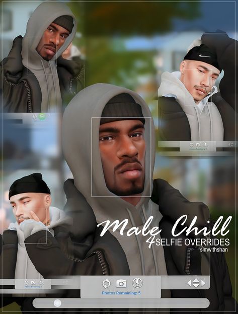 Male Chill Selfie Overrides (PUBLIC 8/15/2024) (UPDATED - LOVESTRUCK APP) | Patreon Male Selfie, Sims 4 Men Clothing, The Sims 4 Custom Content, Sims 4 Male Clothes, Sims 4 Piercings, Sims 4 Cc Kids Clothing, Play Sims 4, Sims 4 Anime, Sims 4 Game Mods