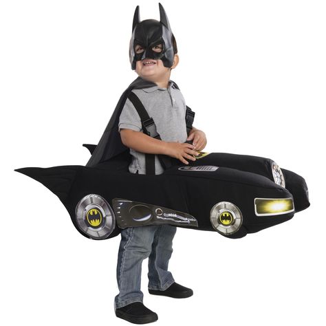 Classic Batmobile Costume For Toddlers. This is killing me!! Toddler Batman Costume, Batman Costume For Boys, Batman Costume For Kids, Batman Halloween, Costume Toddler, Batman Costumes, Batman Batmobile, Batman Costume, Batman Kids