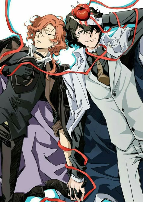 Bsd Official Art, Chuuya And Dazai, Bsd Soukoku, Dazai And Chuuya, Chuuya X Dazai, Bsd Ships, Dazai Chuuya, Shin Soukoku, Dazai Bungou Stray Dogs