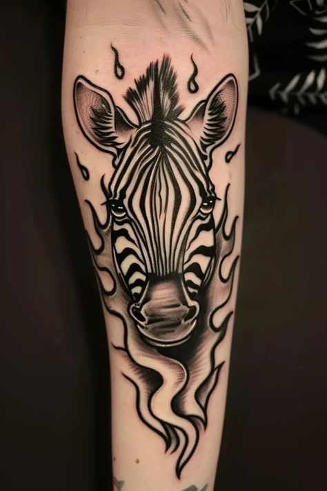 Meaning of Zebra Tattoo Zebra Tattoo, Zebra Tattoos, Stripe Tattoo, Authentic Self, Finger Tattoos, The Journey, Tattoo Ideas, Tattoo Designs, Meant To Be