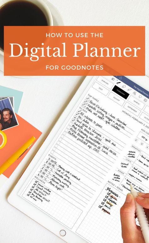 Digital Planner For Goodnotes, Planner Apps, Planner For Goodnotes, Improve Your Handwriting, Daily Page, Selling Design, Whole New World, Digital Notebooks, Digital Planning