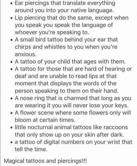 megan_writes on Instagram: “#tattoos #piercings #ears #magic #reading #prompts #characters #authors #writerscommunity #writersofinstagram #amwriting…” Story Writing Prompts, Fantasy Tattoos, Dialogue Prompts, Creative Writing Prompts, Story Prompts, Plaid Tunic, Book Writing Tips, Writing Advice, Writers Block