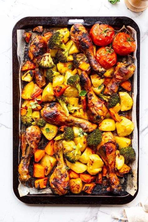 Fodmap Chicken Recipes, Chicken Traybake, Low Fodmap Vegetables, Fodmap Chicken, Fodmap Recipes Dinner, Low Fodmap Chicken, Low Fodmap Recipes Dinner, Low Fodmap Diet Recipes, Fodmap Diet Recipes